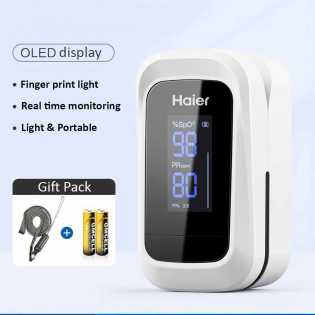 haier finger clip medical oximeter heart rate monitor