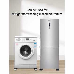 universal movable washing machine refrigerator base frame