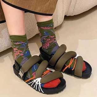 2022 leisure summer hollow toe muller sandals