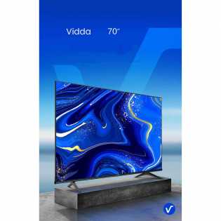 Vidda 70V1F-R 70 inches 4K full-screen home smart LCD network voice TV