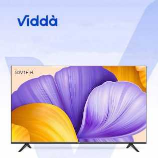 Vidda 50V1F-R 50-inch metal full screen 4K smart LCD voice TV