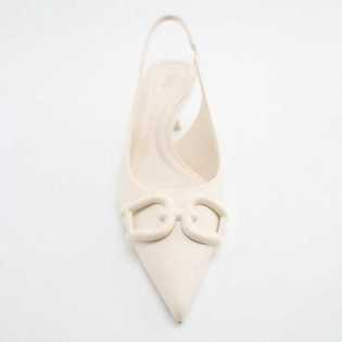 ZA2022 summer new women's OL style Mueller stiletto heels