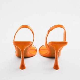 ZA2022 spring/summer new products women's leather French square head stiletto heels