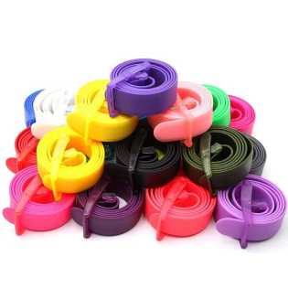 Silicone belt all-match unisex belt Plastic buckle candy color