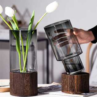 Luxury flower glass vase Luxury flower glass vase