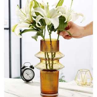 Luxury flower glass vase Luxury flower glass vase