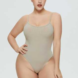 women's triangle jumpsuit threaded V-neck strap bodysuit for women