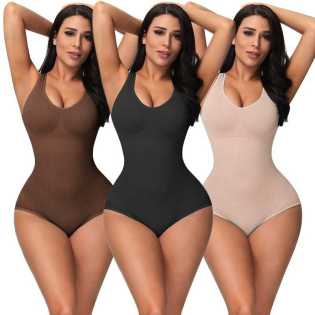 plus-size stretch Shapewear high-waist-slim slim-belly slimming body shape Seamless one-piece shapew