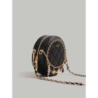 UR Ringer chain round cake fashion mini box bag with small round bag single shoulder oblique span ba UR Ringer chain round cake fashion mini box bag with small round bag single shoulder oblique span ba