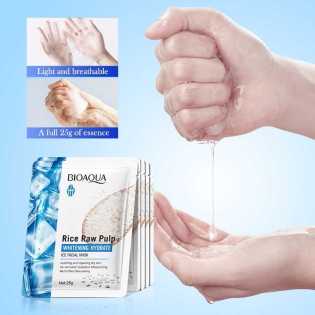 30pcs Rice pulp whitening moisturising and replenishing mask