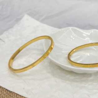 Titanium steel high-quality letter bracelet