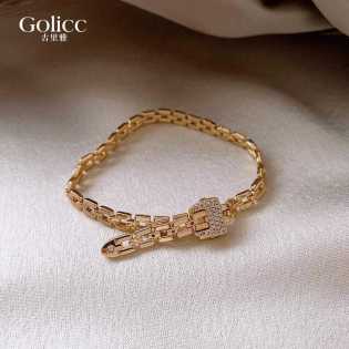 Gulia Couple Bracelet Strap Women's Niche Design Light Luxury Adjustable Hand Jewelry