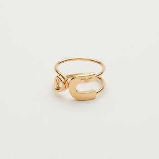 AMBUSH safety pin ring retro adjustable finger ring