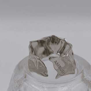 AMBUSH irregular niche unisex ring