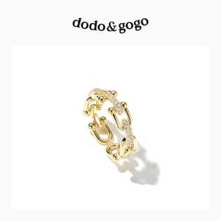 BUCKLE OPENING WOMEN'S LIGHT LUXURY NIche DESIGN CLASSIC VERSATILE HIGH-END RING