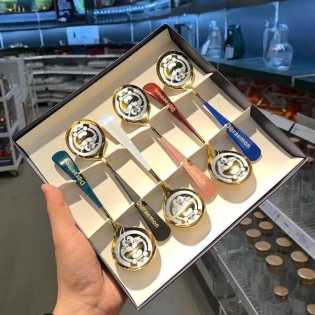 Stainless steel jingle cat star spoon