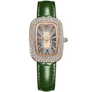 Skokie green versatile ladies wristwatch