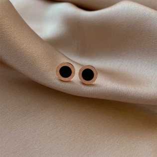 Roman numeral earrings high-end design earrings