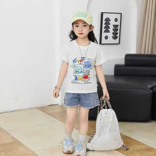 Summer cotton boys' T-shirt