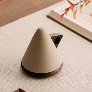 Retro style ceramic coffee cup