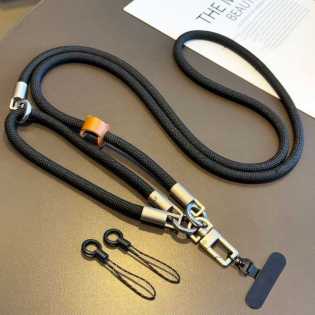 Adjustable metal phone lanyard strong stylish and anti-theft