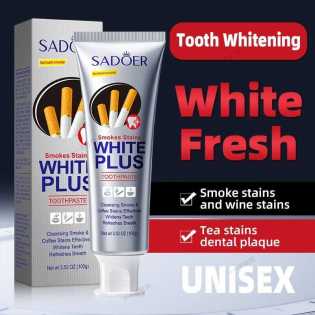 SADOER smoke stain removal tea stain whitening toothpaste