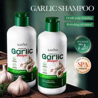 3pcs 300ml SADOER Garlic Cleansing Mite Soothing Shampoo