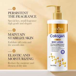 2pcs 300ml SADOER Bone Collagen Anti-Wrinkle Body Lotion