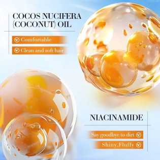 3pcs SADOER Coconut Hair Care Bath Travel 3-piece Set