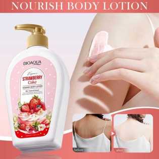 BIOAOUA Strawberry Moisturizing Body Lotion