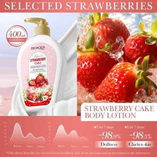 BIOAOUA Strawberry Moisturizing Body Lotion