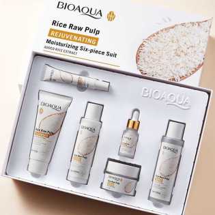 BIOAOUA Rice Raw Pulp Skin Care Set