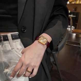 Swiss certified square sugar bracelet watch