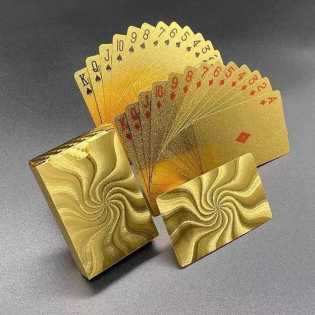 Poker gold cards