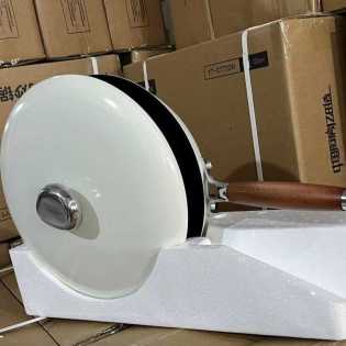 32cm porcelain pebble non-stick cooking pan