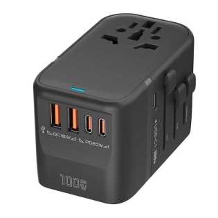 45W-100W Universal multi-country conversion plug travel fast charging socket