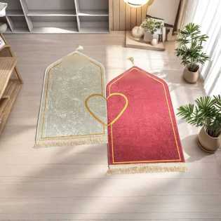 New heart-shaped couple special prayer thickened carpet