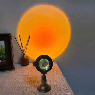 Adjustable color change atmosphere sunset light supplementary