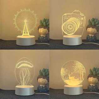 3d cartoon novelty night light lamp
