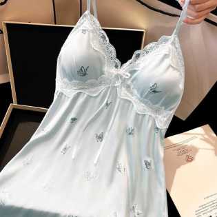 luxury high-end suspender sexy nightdress