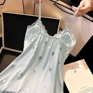 luxury high-end suspender sexy nightdress