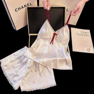 Romantic 2 piece new suspender sexy pajamas