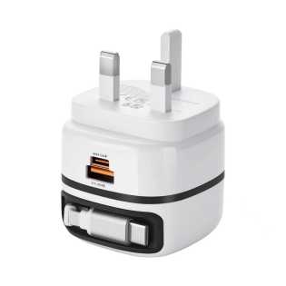 pd65W telescopic cable typec charger