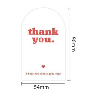 50pcs thank you gift stickers