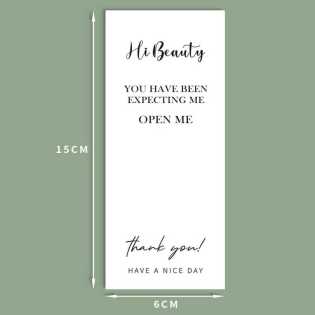 50 sheets/pack white gift sealing sticker