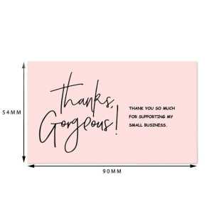 30pcs English holiday thank you card simple and fresh DIY creative greeting card
