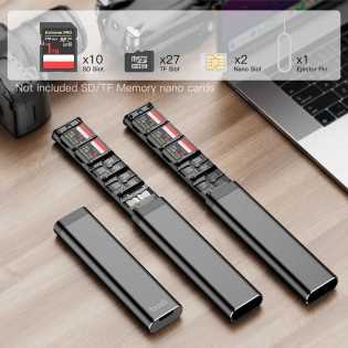 Budi SD card storage box stick portable