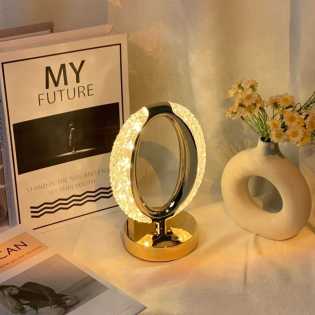 High-quality luxury crystal table lamp