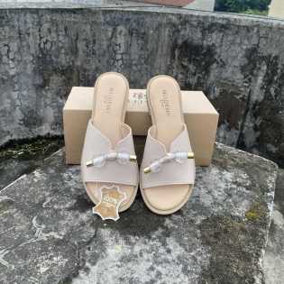 Women’s Fashion Elegant Nude Comfortable Flat Slippers