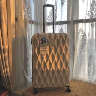 Stylish Textured Travel Suitcase